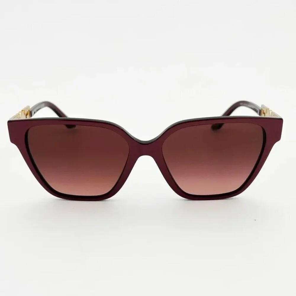 NWT Versace VE4471B Pastel Pink Rectangle 56mm Sunglasses